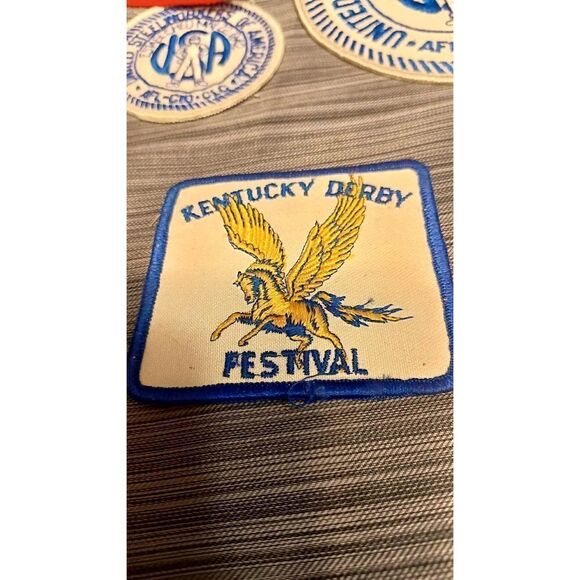 Vintage patches bush,canida us,steel workers of America - Picture 5 of 11